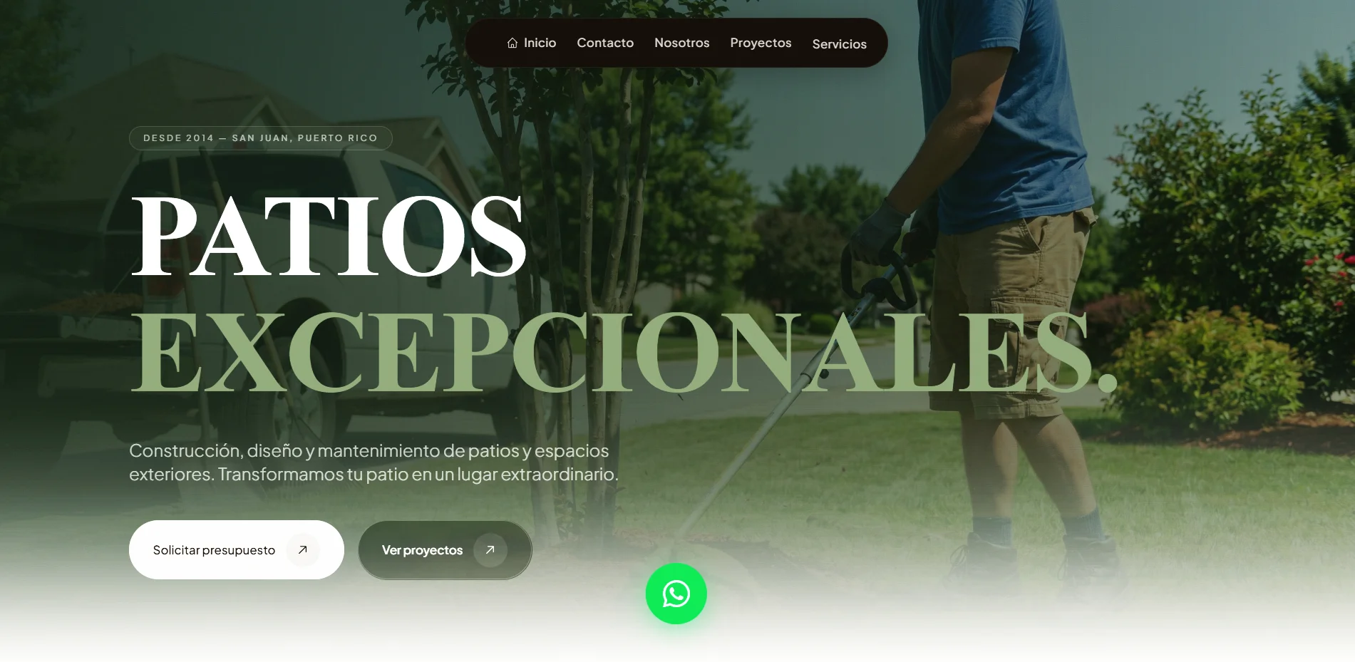Patios Wilfredo Landing Page 2026